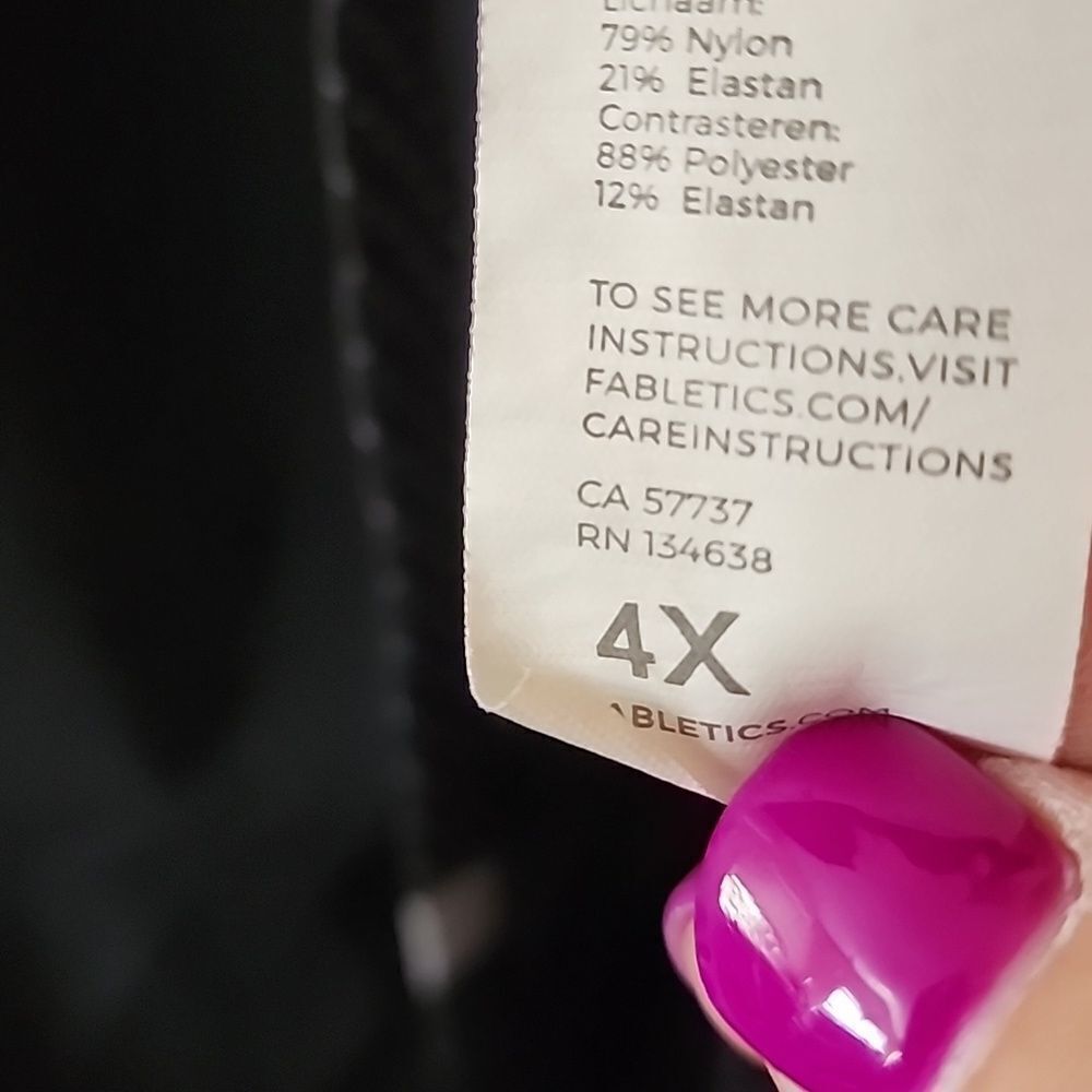 Fabletics 4x Track Pants New Condition - image 3